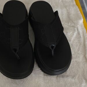 Men's Black Sandals Size 9